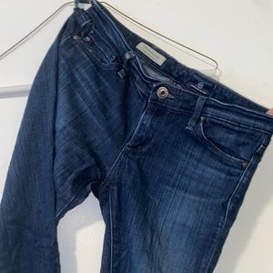 Adriano Goldschied dark wash skinny jeans